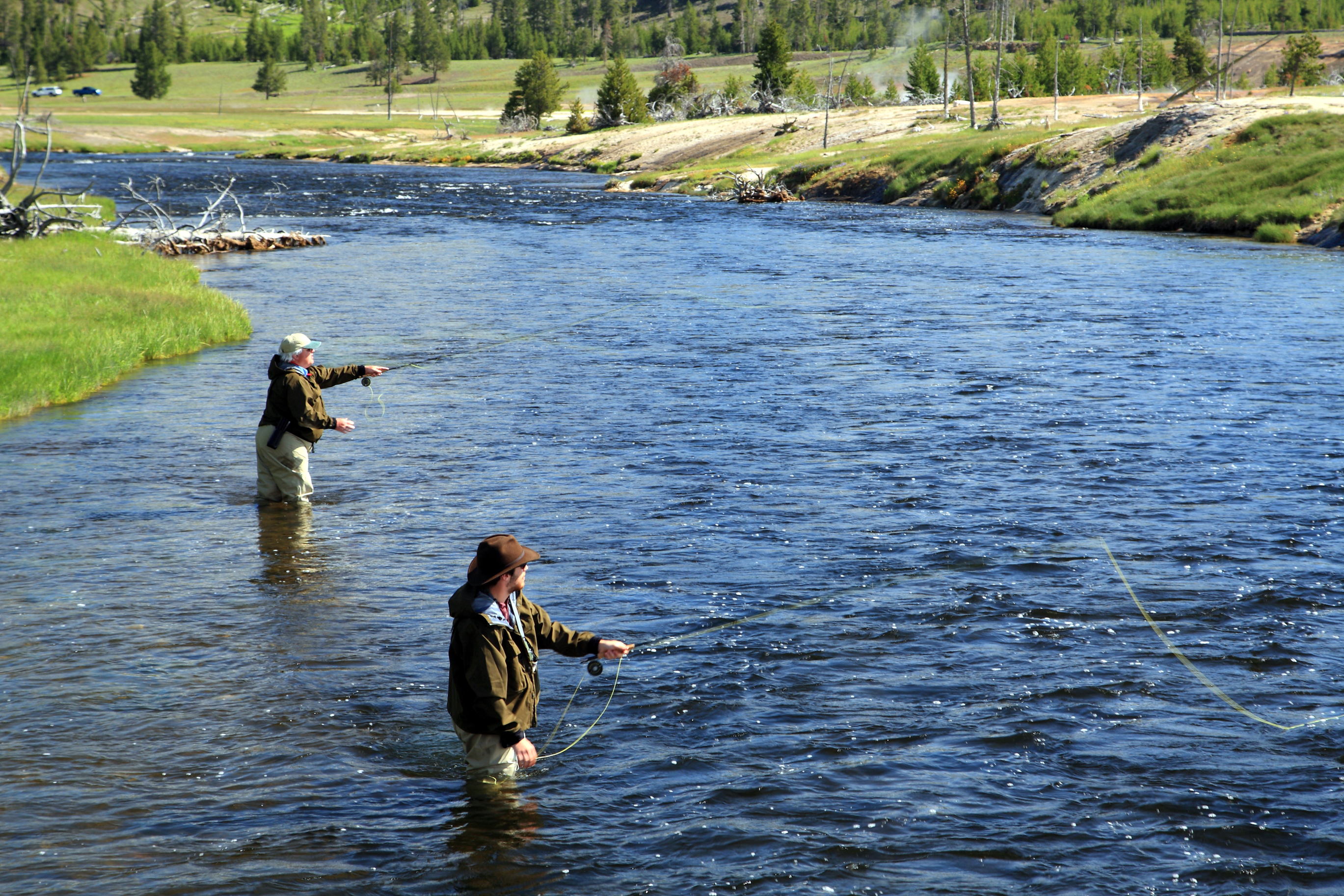 Fly fishing close by Riverbend RV Park and Cabins